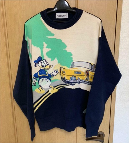 Iceberg Disney Embroidery Knit Donald 