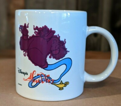 Vintage Disney's Aladdin Promotional Coffee Mug 1992 - Brand New - Genie  Appears | eBay