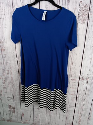 Zenana Premium Shirt Blouse Women's S Stripped Boho Boutique Lightweight Career