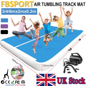 Smile Back 10ft Air Inflatable Track Gymnastics Tumbling Mat