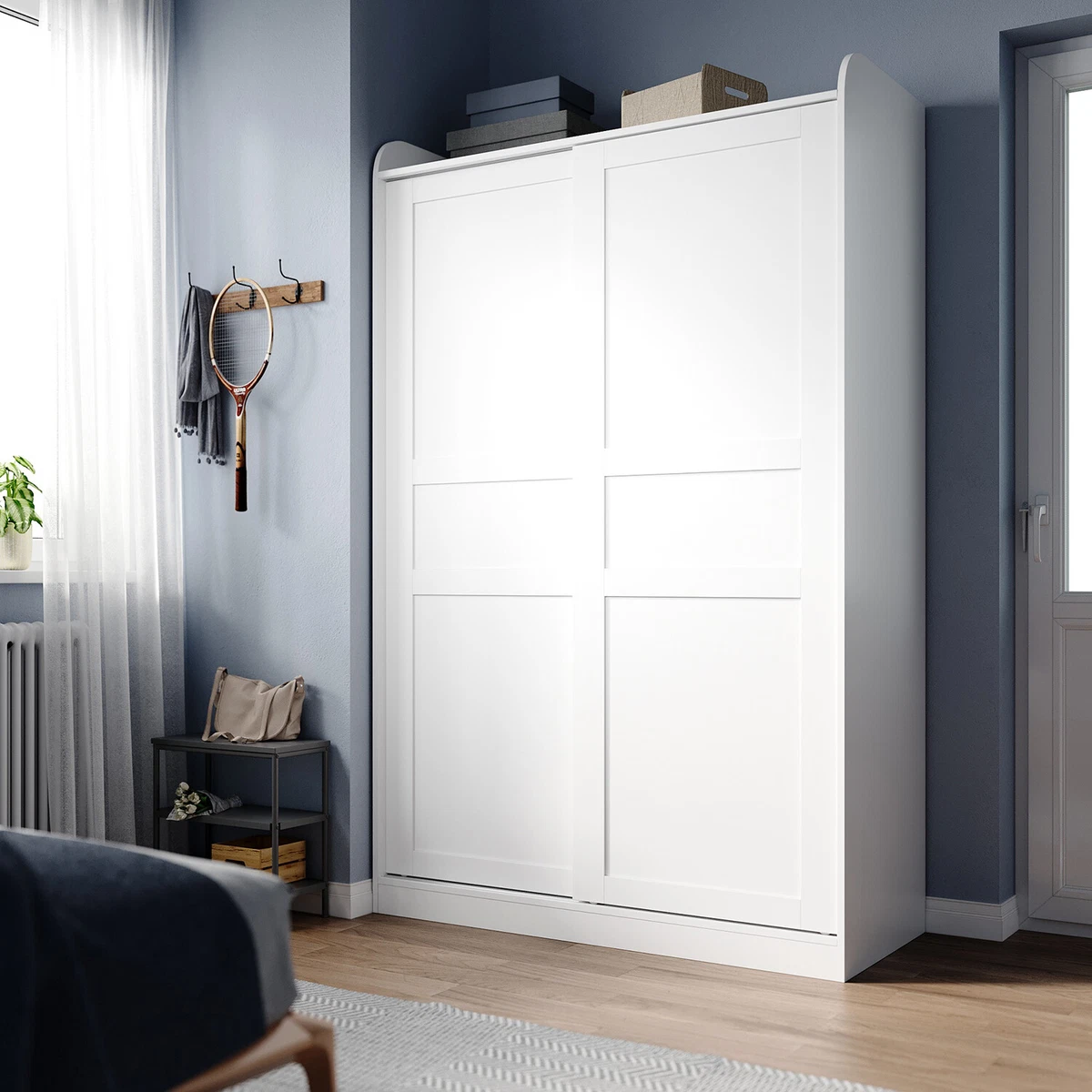 White matt wardrobe online