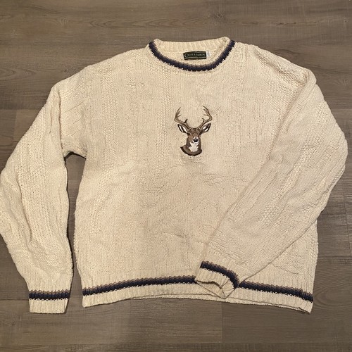 VINTAGE Croft and Barrow Sweater Mens L 