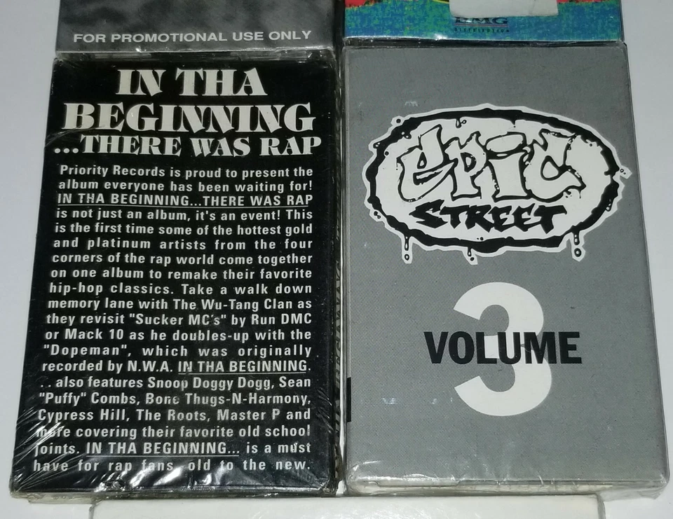5 SEALED RAP TAPE CASSETTE SAMPLER WU TANG CLAN MC EIGHT SNOOP DOGG OUTKAST 12" - Image 4 of 4