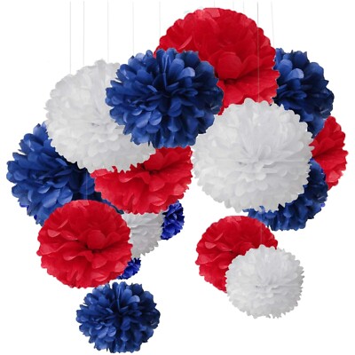 Pompoms, Dekoration, Seidenpapier für Feste und Feiern