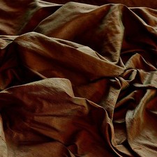 Iridescent Green Bronze Dupioni 100 Silk Fabric, 54" Wide, By The Yard S-173 