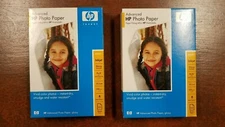 New ~ ADVANCED HP PHOTO PAPER ~ GLOSSY PAPER  ~ 166 Sheets ~  4" x 6" 