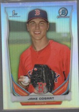 JAKE COSART 2014 BOWMAN CHROME DRAFT PROSPECTS REFRACTOR CARD #CDP101