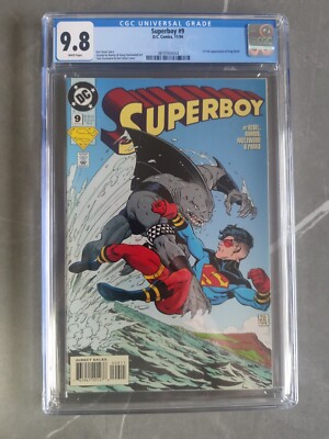 Superboy Comic #9 1994 CGC 9.8 1st App King Shark