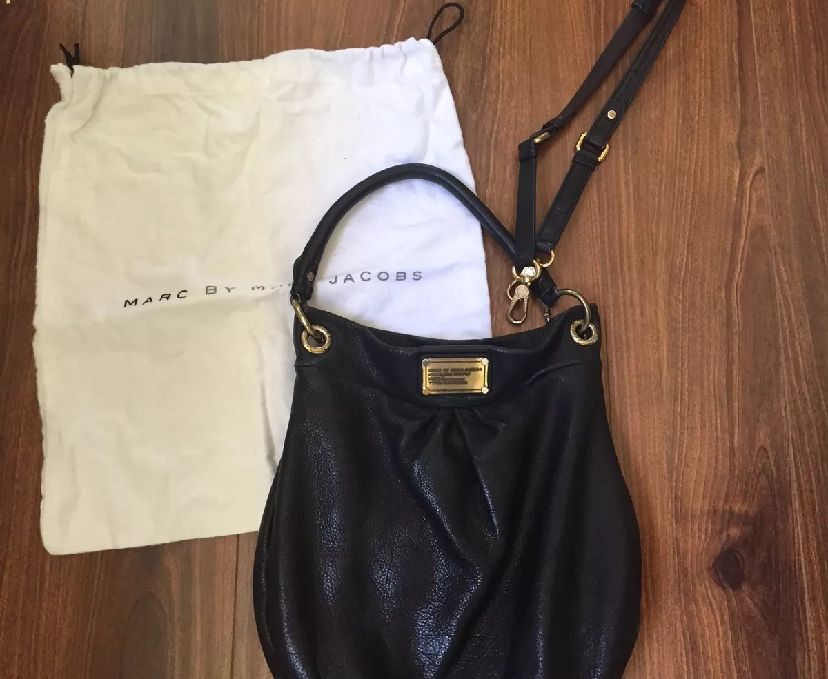 Marc by Marc Jacobs Classic Q Hillier Leather Hobo Bag - clothing