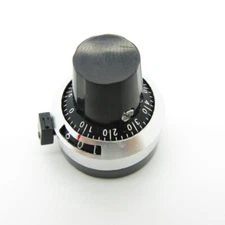 Potentiometer Pot Rotary Dial Knob 6.35mm Hole Multi-turn 10 Turns for 3590S 