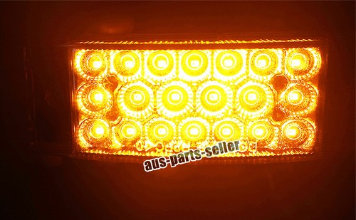 10Pcs Amber 6" 21 LED Sealed Side Marker Clearance Light Trailer Truck 12V-24V - Picture 5 of 14