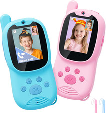 Video Walkie Talkies for Kids,2 Pack Rechargeable Kids Walkie Talkies Can Send M