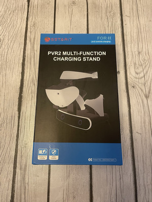 Gaming VR Charging Station Black Charging Stand For PVR2 And PS5 Controllers NEW