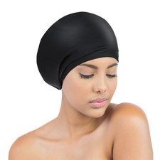 Swimming Cap for Long Hair, Silicone Extra Large Swim Caps for Women Men Adul...