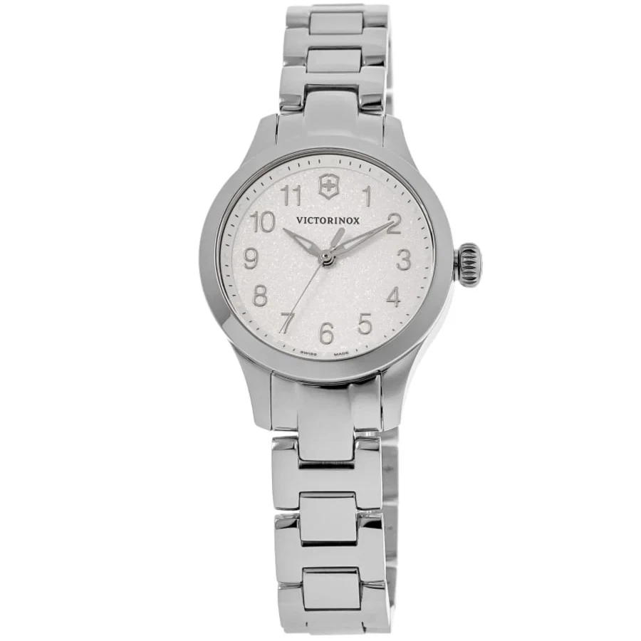 Nuevo reloj para mujer Victorinox Swiss Army Alliance XS cuarzo blanco perla 241840
