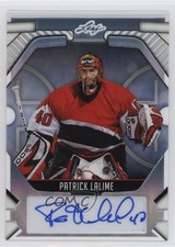 2025 Leaf Metal Legends PETG Silver Prismatic 1/3 Patrick Lalime #BC-PL1 Auto