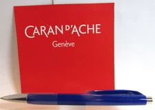 Caran Dache Infinite Ballpoint Pen-NIGHT BLUE +Pouch