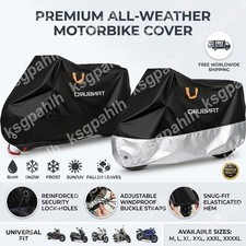 Heavy Duty Waterproof Motorbike Motorcycle Cover Outdoor Rain Dust UV Protector