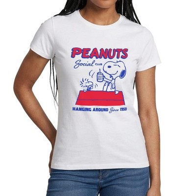 Peanuts Snoopy Woodstock Social Club Since 1950 Frauen T-Shirt