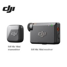 DJI Mic Mini Wireless Lavalier Microphone 1TX 1RX Noise Canceling Mic