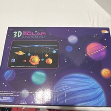 3D Glow Solar System Kit Educational Toy Ages 8 2018