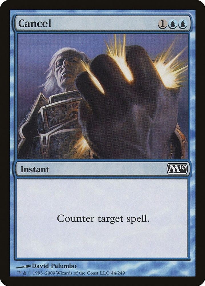 Cancel #44 Magic 2010 (M10) Near Mint Magic The Gathering