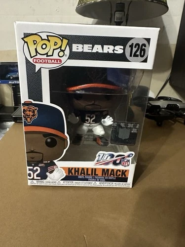 Funko POP! Football - Khalil Mack #126 Chicago Bears Home Jersey NFL NEW