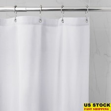 100 Waterproof Shower Curtain Liner Mold Resistant Magnetic Hem Machine Washable