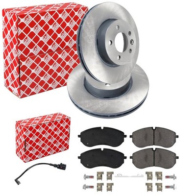 FEBI BREMSSCHEIBEN 325mm + BELÄGE VORNE passend für VW CRAFTER 2 + MAN TGE