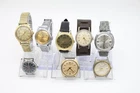 F x 8 Vintage Gents Manual Wind Wristwatches Inc Timex, Santima Etc Not Working