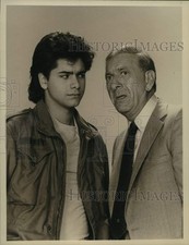 1986 Press Photo John Stamos, Jack Klugman on 