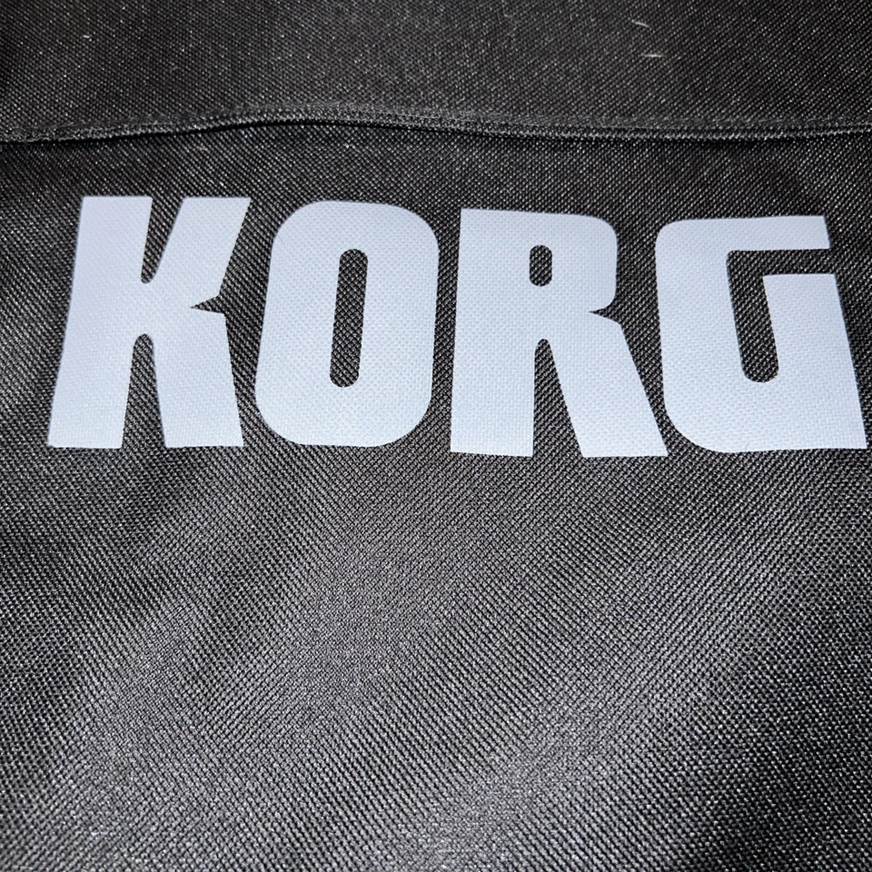KORG Keyboard Soft Case Synthesizer Color Black Used From USA - Image 2 of 4