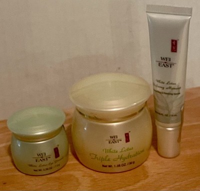 NEW Wei East White Lotus Skin Care Lot Eye Dreams Triple Hydration Firming Serum