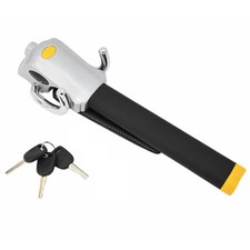 Foldable Car Steering Wheel Security Lock W 3 Keys Vehicle Anti-theft Devices 