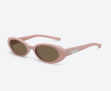 Gentle Monster Jennie Hush P7 Sunglasses Pink/Brown With Case New