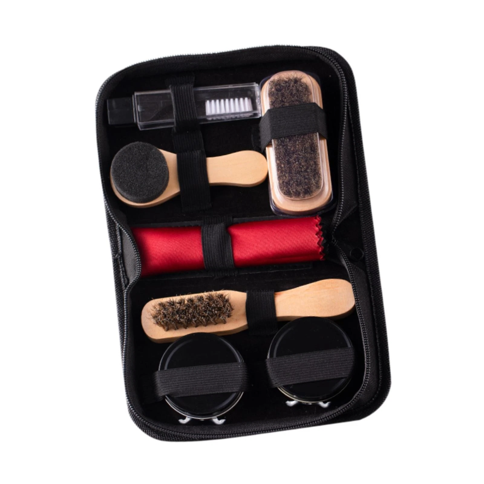 Travel Shoe Care Kit Buffing Shoe Shine Kit for Leathercrafts for Men and Women