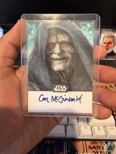 2025 Smugglers Outpost Emperor Palpatine 1/1 Sketchagraph Ian McDiarmid Auto