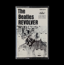 The Beatles Revolver Stereo Cassette Tape US Capitol 4XT-2576 Vintage
