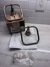 Set of 2 KOHLER K-16140-PB Revival Towel Rings Polished Brass