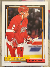 1992-93 Topps Steve Chiasson #37 Detroit Red Wings