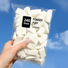 240 Count Makeup Sponges Triangle Cosmetic Wedges, for Foundation Blending