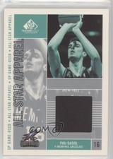 2002-03 SP Game Used Edition All-Star Apparel Pau Gasol #PG-AS HOF 03xg