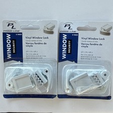 Lot of 4 Prime Line Security U 9809 Window Lock Die Cast Fits 1/2 Wide Rail