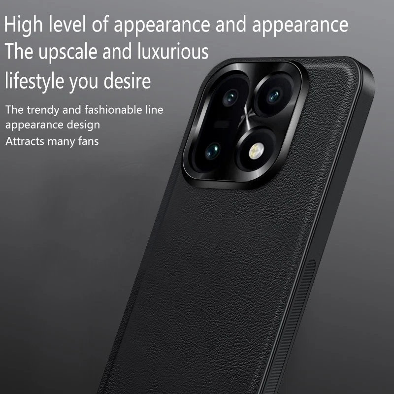 For OnePlus 15, Luxury Shockproof Retro Leather Hybrid Armor Phone Case Cover - Image 4 of 4