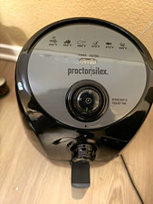 Proctor Silex 35055 Air Fryer 900W 1.6-2L Timer 4 Settings Black/Gray