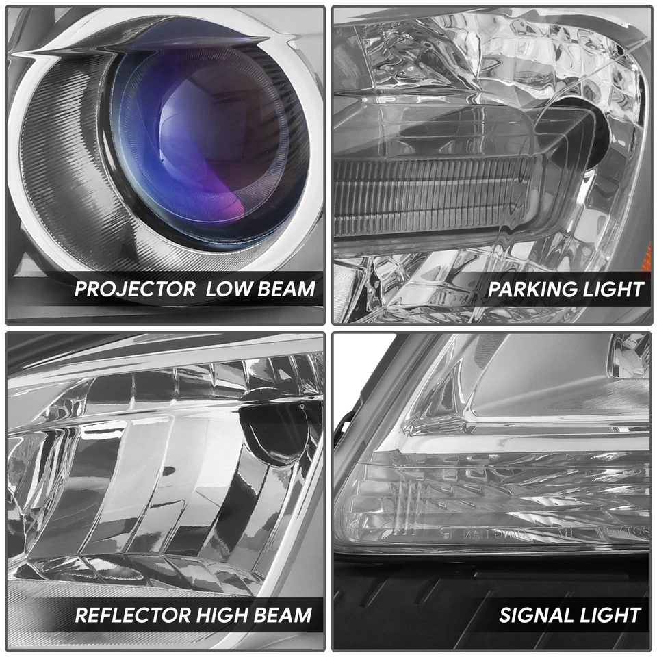 Faro proyector izquierdo para Chevrolet Malibu 2013-2015 cromo/ámbar Foto 3 de 4