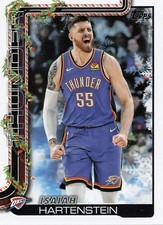 2025-26 Topps Holiday Basketball Isaiah Hartenstein card #H95 OKC Thunder
