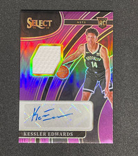 2021-22 Panini Select - Kessler Edwards RC (Purple Prizm) Patch Auto #/99