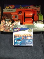 Nerf Zombie Strike Flip Fury With Extra Ammunition