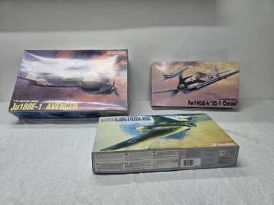 Dragon Flugzeug Bausatz, Konvolut, Ju188e-1 avenger, Horten Ho229A-1 Flying wing
